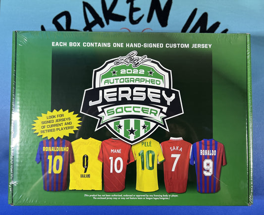 2022 Leaf Mystery Autograph Soccer Jersey