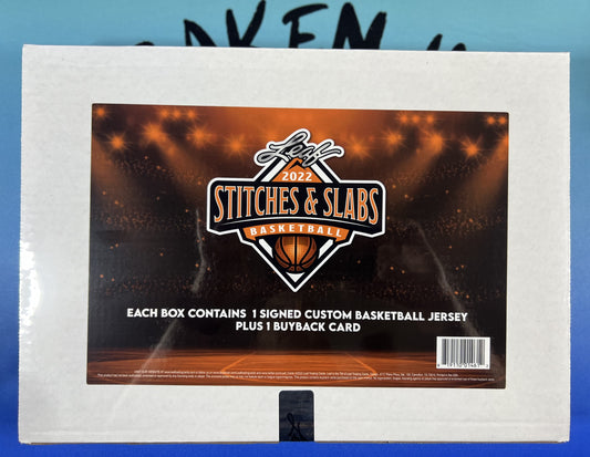 2022 Leaf Stitches & Slabs Basketball Mystery Box